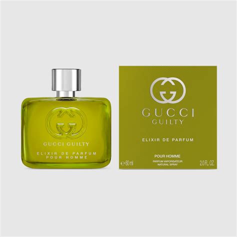 gucci elixir de parfum men|gucci guilty elixir pour homme.